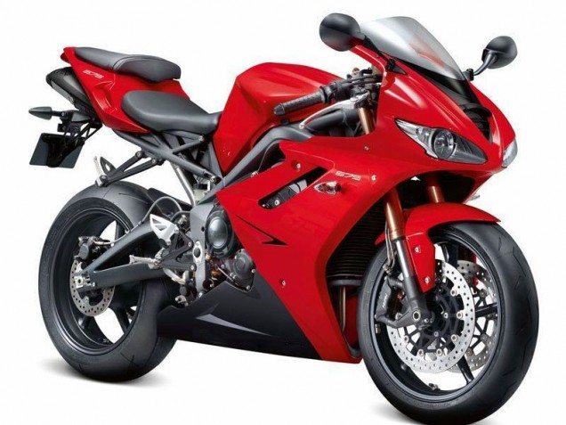 Carene Daytona 675 Triple 06-08 - Rosso Nero Carene Daytona 675 Triple 06-08 - Rosso Nero