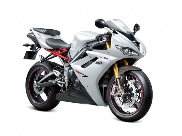 Carene Daytona 675 Triple 09-12 - Bianco Perla Nero