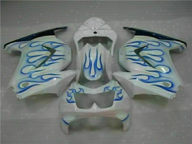 Carene EX250 08-12 - Bianco Blu Fiamma