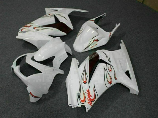 Carene EX250 08-12 - Bianco Rosso Carene EX250 08-12 - Bianco Rosso
