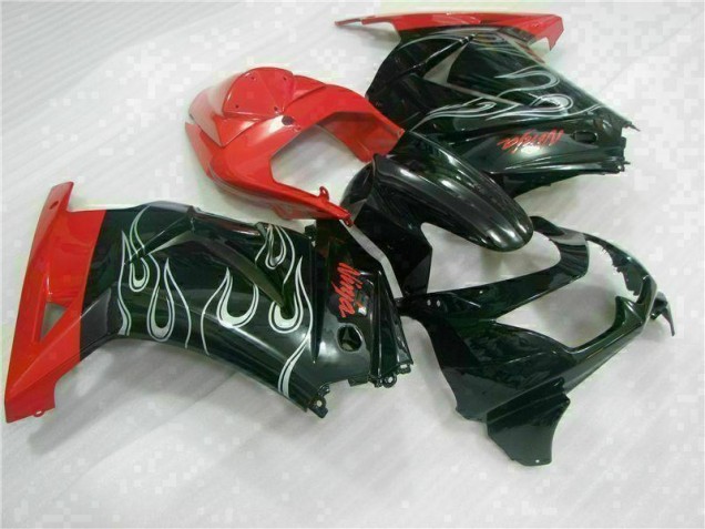 Carene EX250 08-12 - Nero Rosso Ninja Carene EX250 08-12 - Nero Rosso Ninja