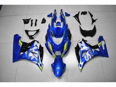 Carene GSXR 1000 17-23 - Blu Bianco Decal