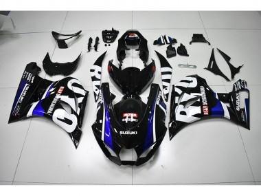 Carene GSXR 1000 17-23 - Nero Bianco Motul