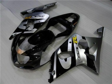 Carene GSXR 1000 K1 00-02 - Argento Nero