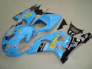 Carene GSXR 1000 K1 00-02 - Blu Nero