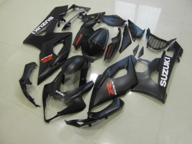 Carene GSXR 1000 K5 05-06 - Nero Opaco con Bianco Decalcomanie