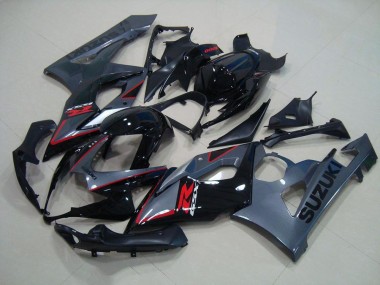 Carene GSXR 1000 K5 05-06 - Nero Rosso Decalcomanie