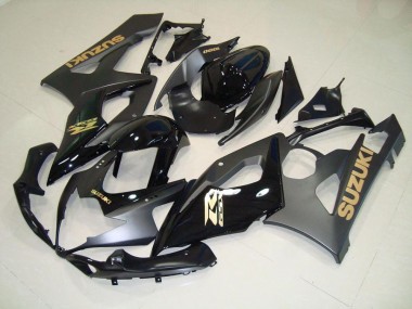 Carene GSXR 1000 K5 05-06 - Nero con Oro Decalcomanie