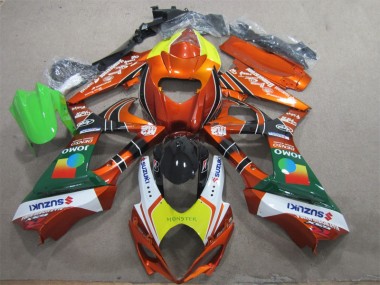 Carene GSXR 1000 K7 07-08 - Arancia Giallo Monster