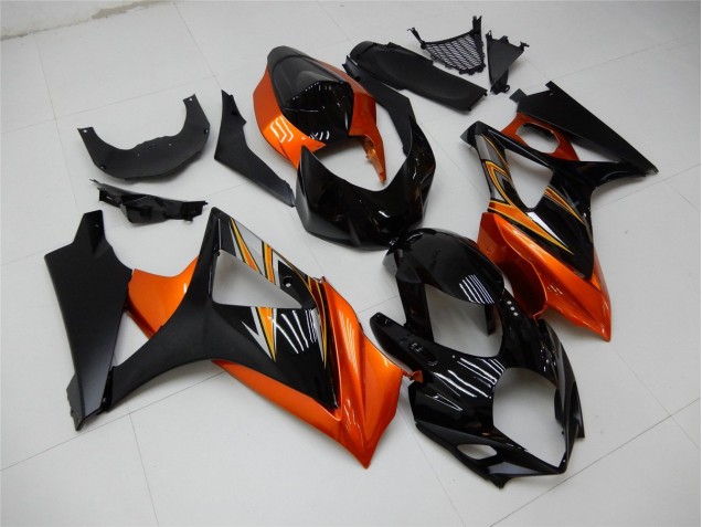 Carene GSXR 1000 K7 07-08 - Arancia Nero Carene GSXR 1000 K7 07-08 - Arancia Nero