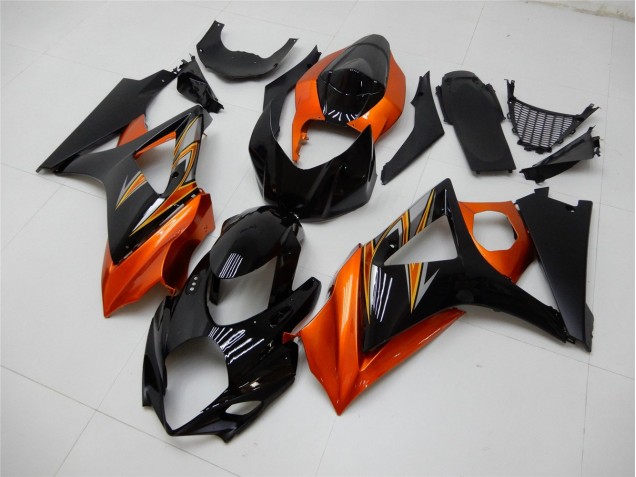 Carene GSXR 1000 K7 07-08 - Arancia Nero Carene GSXR 1000 K7 07-08 - Arancia Nero