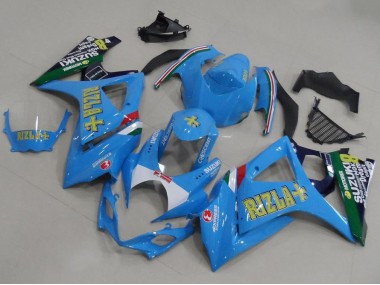 Carene GSXR 1000 K7 07-08 - Blu Rizla