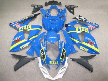 Carene GSXR 1000 K9 09-16 - Blu Rizla Q8 Oils