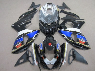 Carene GSXR 1000 K9 09-16 - Nero Dark Dog