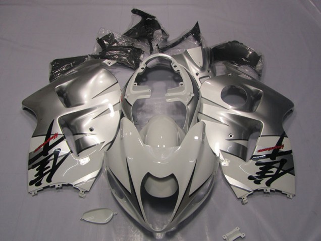 Carene GSXR 1300 Hayabusa 96-07 - Bianco Nero Decal