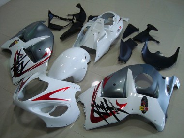 Carene GSXR 1300 Hayabusa 96-07 - Bianco Nero