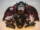 Carene GSXR 1300 Hayabusa 96-07 - Nero Rosso Fiamma