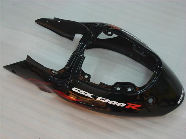 Carene GSXR 1300 Hayabusa 96-07 - Nero Rosso Fiamma