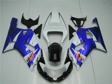 Carene GSXR 600 / 750 K1 K2 K3 01-03 - Bianco Blu