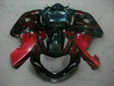 Carene GSXR 600 / 750 K1 K2 K3 01-03 - Nero Rosso