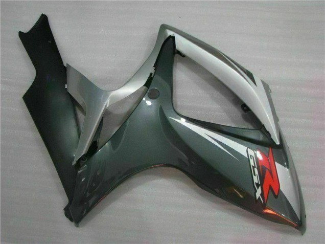 Carene GSXR 600 / 750 K6 06-07 - Argento Nero Carene GSXR 600 / 750 K6 06-07 - Argento Nero