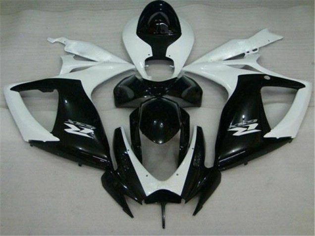 Carene GSXR 600 / 750 K6 06-07 - Nero Bianco