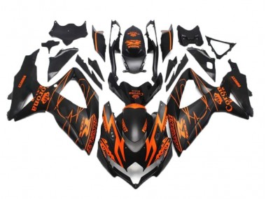 Carene GSXR 600 / 750 K8 08-10 - Nero Arancia