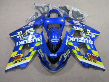Carene GSXR 600 K1 K2 K3 01-03 - Blu Telefunica Movistar