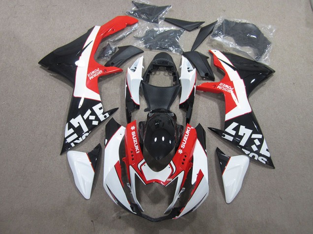 Carene GSXR 600 K11 11-24 - Nero Rosso Bianco Carene GSXR 600 K11 11-24 - Nero Rosso Bianco