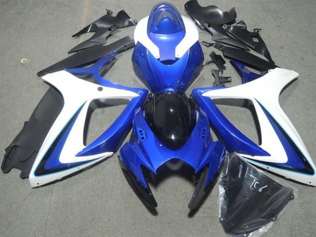 Carene GSXR 600 K6 06-07 - Blu Bianco Nero Carene GSXR 600 K6 06-07 - Blu Bianco Nero