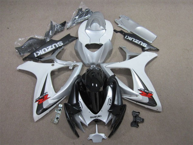Carene GSXR 600 K6 06-07 - Nero Bianco Carene GSXR 600 K6 06-07 - Nero Bianco
