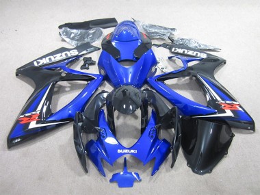 Carene GSXR 600 K6 06-07 - Nero Blu