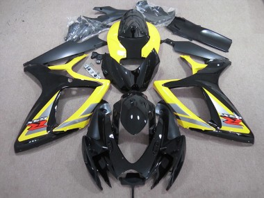 Carene GSXR 600 K6 06-07 - Nero Giallo
