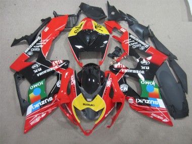 Carene GSXR 600 K6 06-07 - Nero Rosso Giallo Jomo