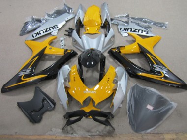Carene GSXR 600 K8 08-10 - Giallo Bianco Nero