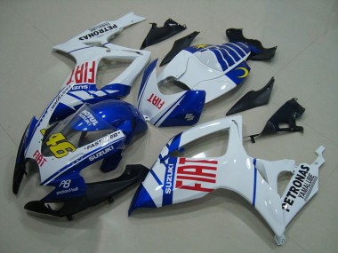 Carene GSXR 750 K6 06-07 - Blu Bianco Fiat 46