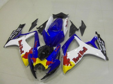 Carene GSXR 750 K6 06-07 - Blu Bianco Red Bull