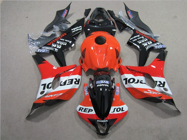 Carene & Plastica CBR 600 RR 07-08 - Arancia Nero Repsol