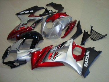 Carene & Plastica GSXR 1000 K7 07-08 - Rosso Nero Argento