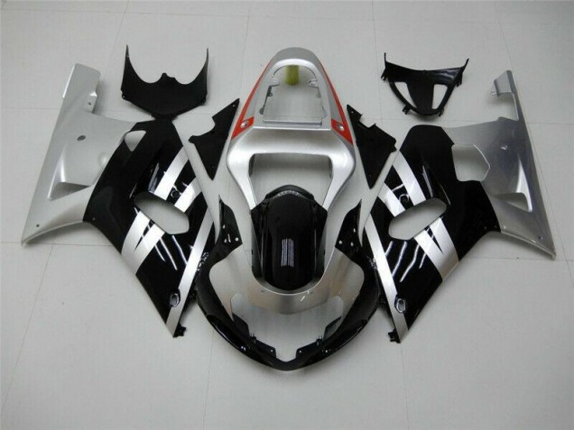 Carene & Plastica GSXR 600 / 750 K1 K2 K3 01-03 - Nero Argento Carene & Plastica GSXR 600 / 750 K1 K2 K3 01-03 - Nero Argento