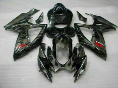 Carene & Plastica GSXR 600 / 750 K6 06-07 - Nero