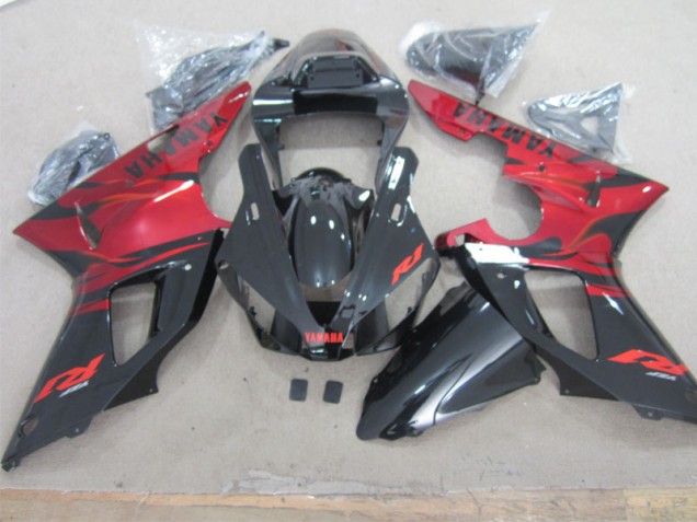 Carene R1 00-01 - Nero Rosso Carene R1 00-01 - Nero Rosso