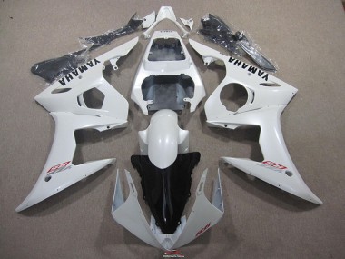 Carene R6 03-05 - Bianco con Nero Decal