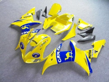 Carene R6 03-05 - Giallo Blu Motul Cammello