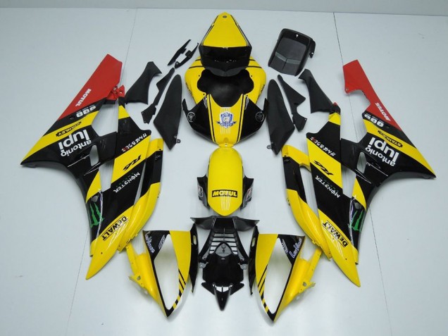 Carene R6 06-07 - Giallo Nero Monster Carene R6 06-07 - Giallo Nero Monster