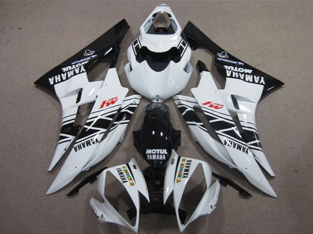 Carene R6 06-07 - Nero Bianco Motul Carene R6 06-07 - Nero Bianco Motul