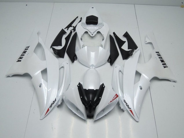 Carene R6 08-16 - Bianco Perla & Rosso Adesivo Carene R6 08-16 - Bianco Perla & Rosso Adesivo