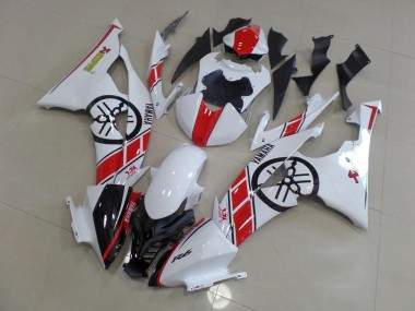 Carene R6 08-16 - Bianco con Big Yamaha Logo