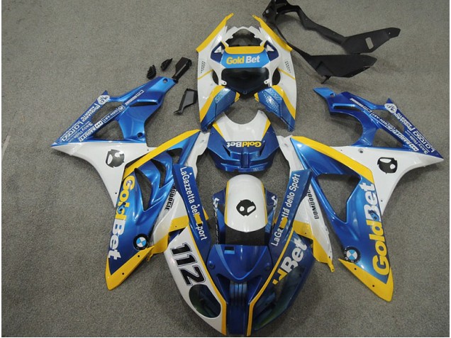 Carene S1000RR 09-14 - Bianco Blu GoldBet 112