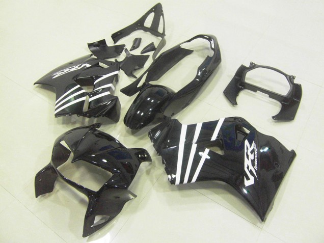 Carene VFR 800 98-01 - Nero Bianco Banda Carene VFR 800 98-01 - Nero Bianco Banda